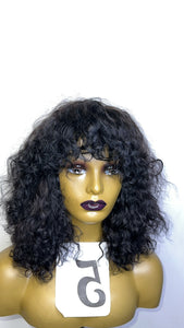 Bang Human Hair Wig