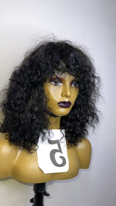 Bang Human Hair Wig