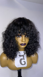 Bang Human Hair Wig