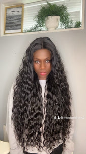 26 Inches Pure Raw Donor Human Hair Wig Lace 5x5 HD Lace Closure