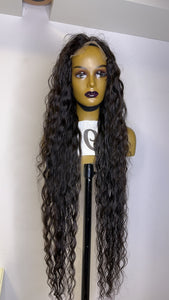 38 inches HD 6x6 Lace Closure Human Hair Wig Deep part