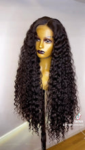 Load image into Gallery viewer, 30 Inches Pure Raw Donor Human Hair Wig Lace 5x5 HD Lace Closure
