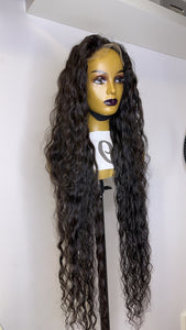 38 inches HD 6x6 Lace Closure Human Hair Wig Deep part