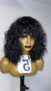 Bang Human Hair Wig