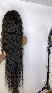 38 inches HD 6x6 Lace Closure Human Hair Wig Deep part