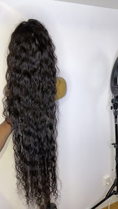 38 inches HD 6x6 Lace Closure Human Hair Wig Deep part