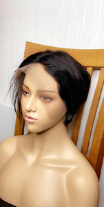 PEXIE Cut 13x4 Lace Frontal Simple Bob Human Hair Wig