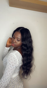 Lace Closure Human Hair Wig ( Custom Handmade)