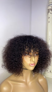 Bang Human Hair Wig