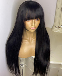 Bang Human Hair Wig