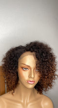 Load image into Gallery viewer, Water Curls Closure Handmade Human Hair Wig
