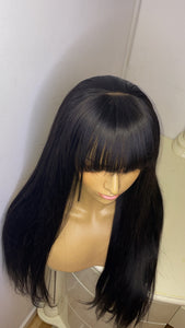 Bang Human Hair Wig