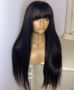 Bang Human Hair Wig