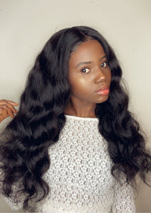 Lace Closure Human Hair Wig ( Custom Handmade)