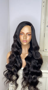 26 Inches Lace Closure Human Hair Wig