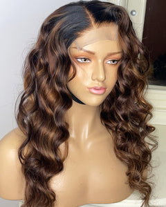 Highlights Handmade Human Hair Wig